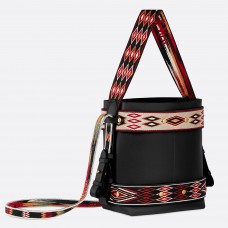 Dior Diorodeo Hobo-tas van zwart kalfsleer Dior Diorodeo Hobo-tas van zwart kalfsleer