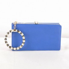 Bvlgari Serpenti originele leren ingelijste pochette blauw 82121 Bvlgari Serpenti originele leren ingelijste pochette blauw 82121