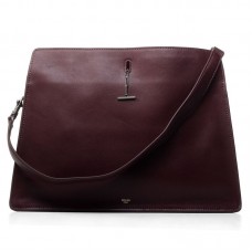 Celine Original leren schoudertas wijnrood 3355 Celine Original leren schoudertas wijnrood 3355
