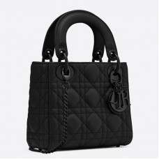 Dior Lady Dior Mini Chain So Black Tas Dior Lady Dior Mini Chain So Black Tas
