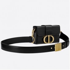Dior 30 Montaigne Box Bag in zwart lamsleer Dior 30 Montaigne Box Bag in zwart lamsleer