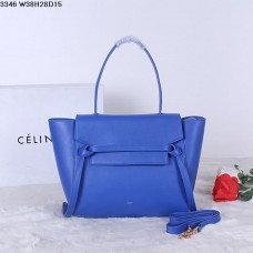 Celine heuptasje van blauw natuurlijk kalfsleer Celine heuptasje van blauw natuurlijk kalfsleer