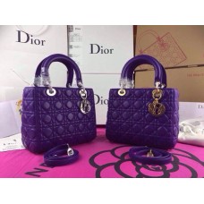 AAA Dior Lady Default paarse handtas AAA Dior Lady Default paarse handtas
