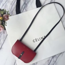 Celine Palmelato clutch met rode band Celine Palmelato clutch met rode band