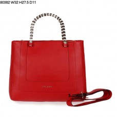 Nieuwe Bvlgari Serpenti handtas van kalfsleer, rood, modelnummer 80382 Nieuwe Bvlgari Serpenti handtas van kalfsleer, rood, modelnummer 80382